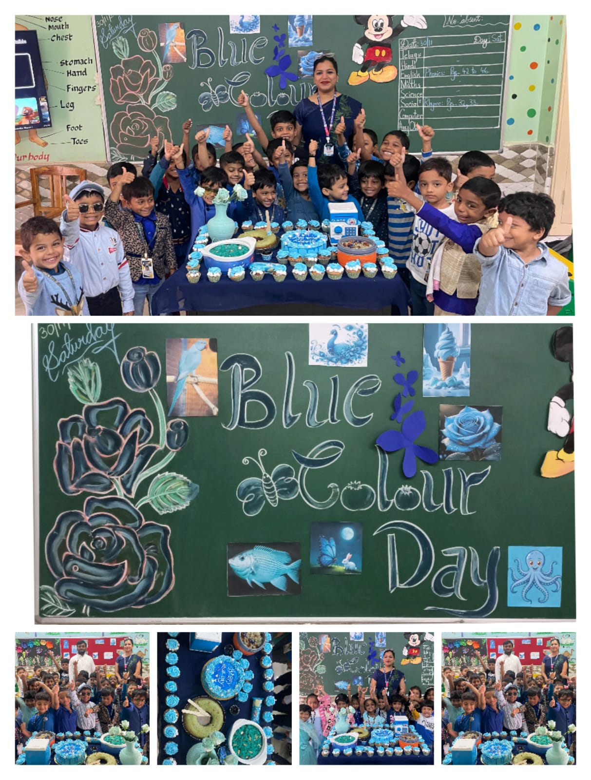 Blue day celebration 
